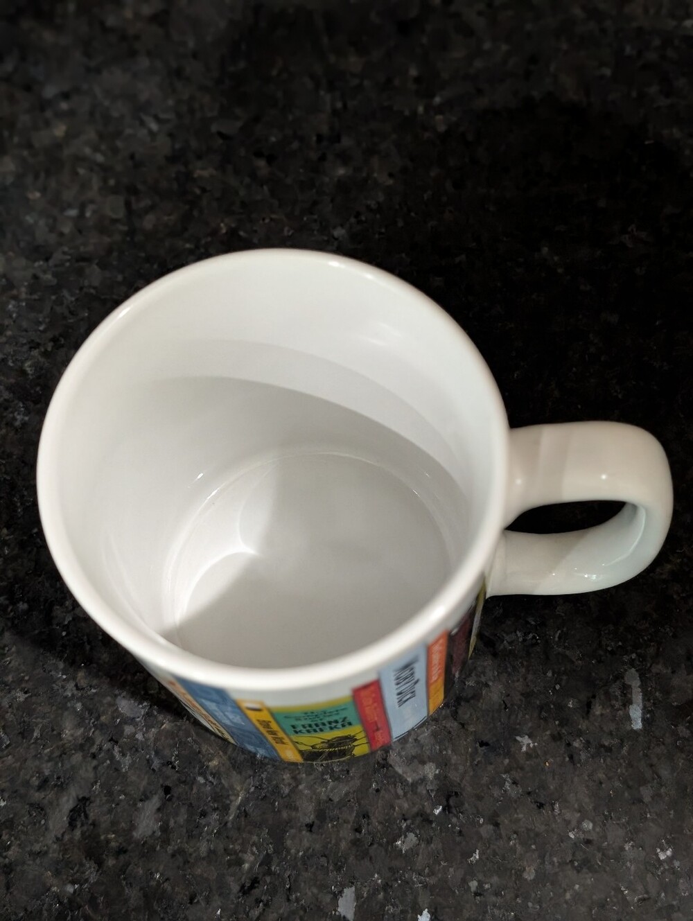 Book Lovers Ceramic Coffee Mug - Book Stack Design - Picture 5 of 6
